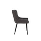 Furniture Village Set of 2 Kos Velvet Dining Chair - Black