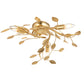 Elberton 3 Ceiling Light Gold Leaf