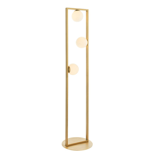 Inverness 3 Floor Lamp Brushed Gold