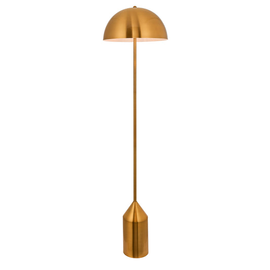 Gilliam 1 Floor Light Antique Brass