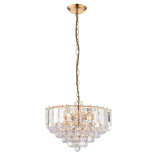 Buena 3 Pendant Light Brass 380mm