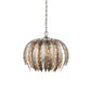 Boutte 1 Pendant Light Silver Leaf