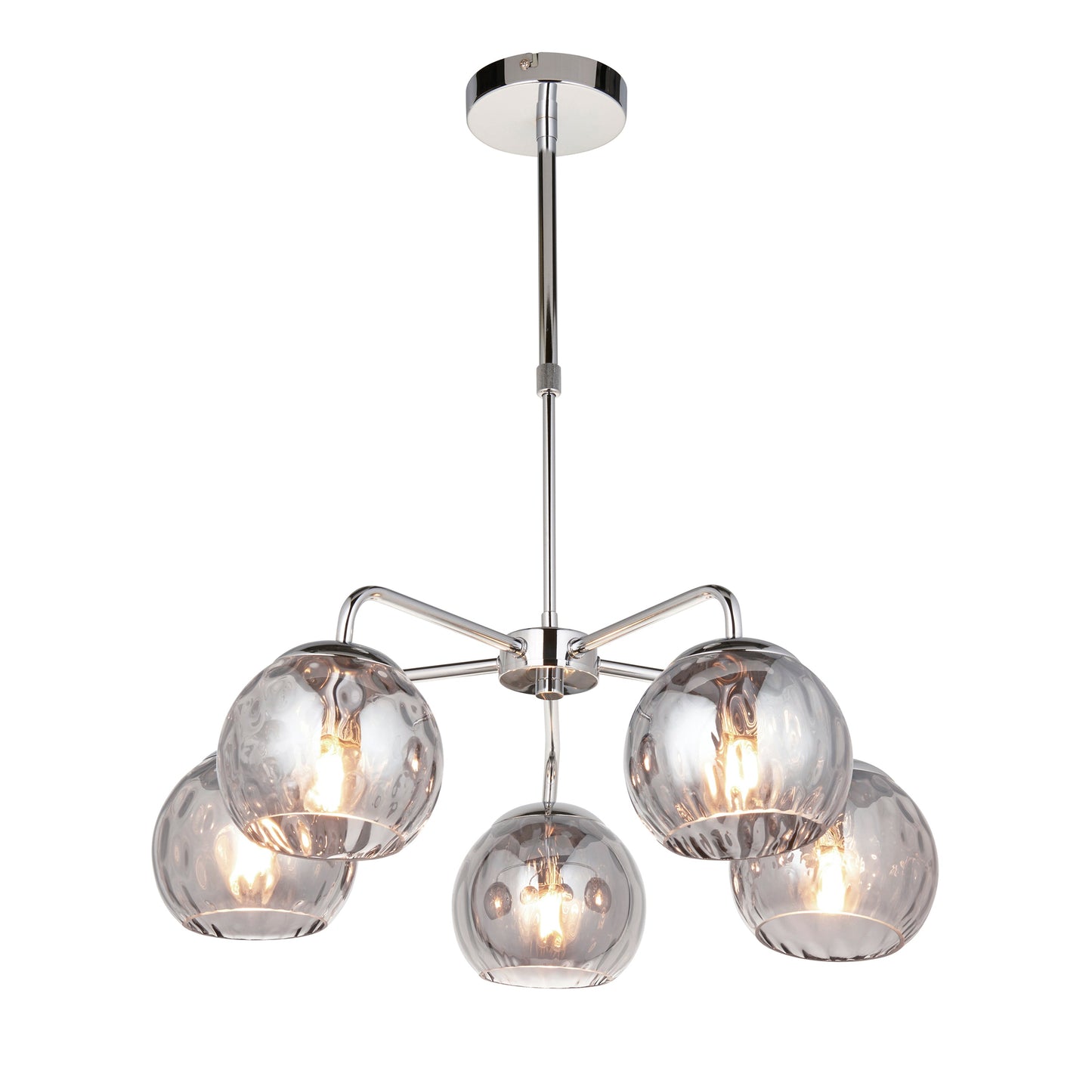 Bowdon 5 Pendant Light Chrome