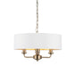 Charlotte 3 Pendant Light Antique Brass 350-1420mm