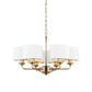 Charlotte 6 Pendant Light Antique Brass 500-1855mm