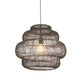 Inniswold 1 Pendant Light Black Rattan