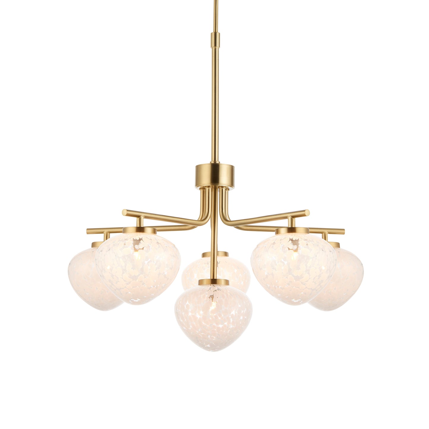 Enigma 6 Pendant Light Satin Brass