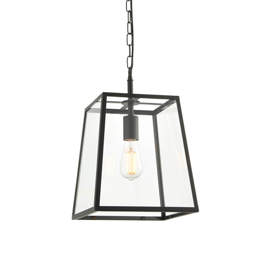 Clayton 1 Pendant Light Black