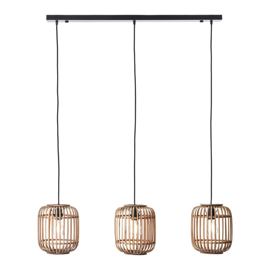 Fairmount 3 Pendant Light Natural Bamboo