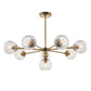 Albany 8 Pendant Light Antique Brass