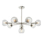 Albany 8 Pendant Light Bright Nickel