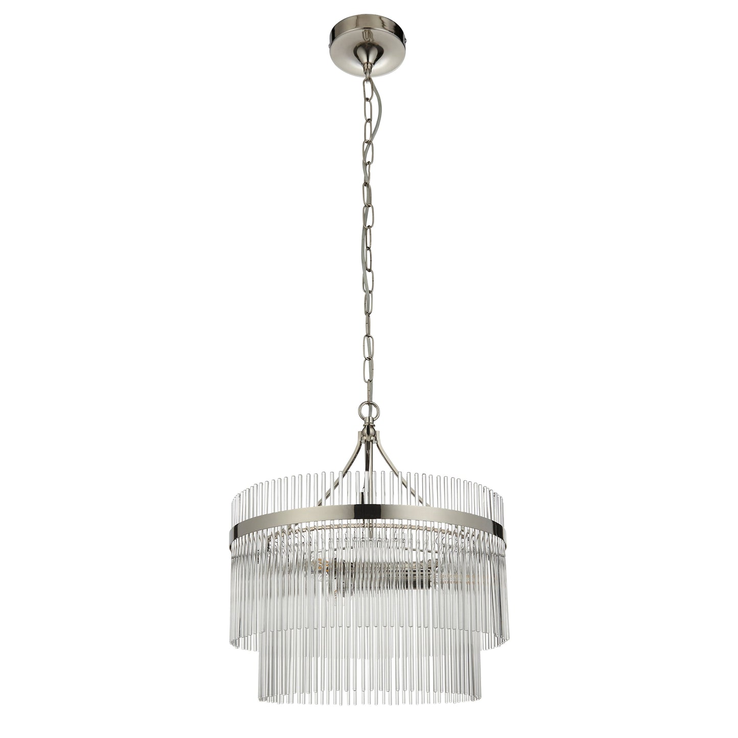 Eton 3 Pendant Light Bright Nickel