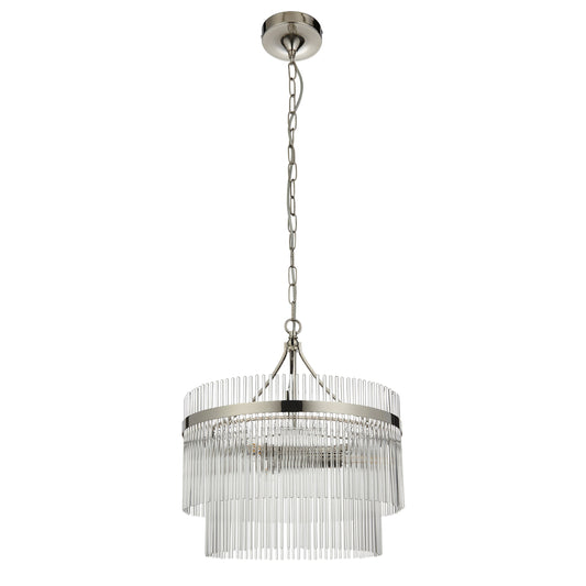 Eton 3 Pendant Light Bright Nickel