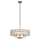 Bellville 5 Pendant Light Antique Brass