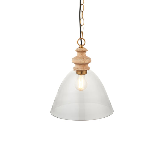 Berlin 1 Pendant Light Natural Ash