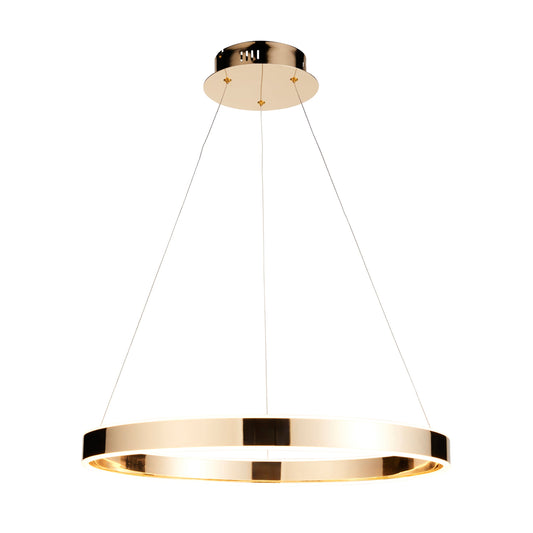 Calvin 1 Pendant Light French Gold Finish