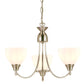 Aldora 3 Pendant Light Satin Chrome