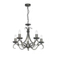 Aragon 5 Pendant Light Antique Silver