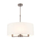 Bienville Pendant Matt Nickel 395-655mm