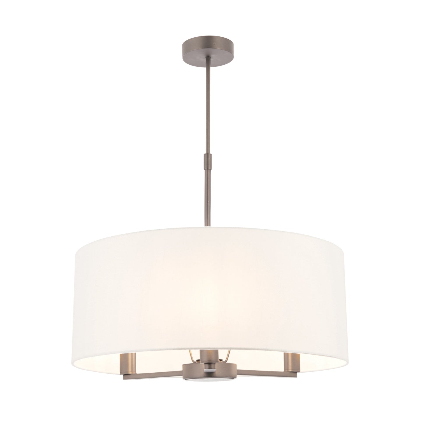 Bienville Pendant Matt Nickel 395-655mm