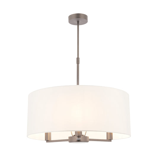 Bienville Pendant Matt Nickel 395-655mm