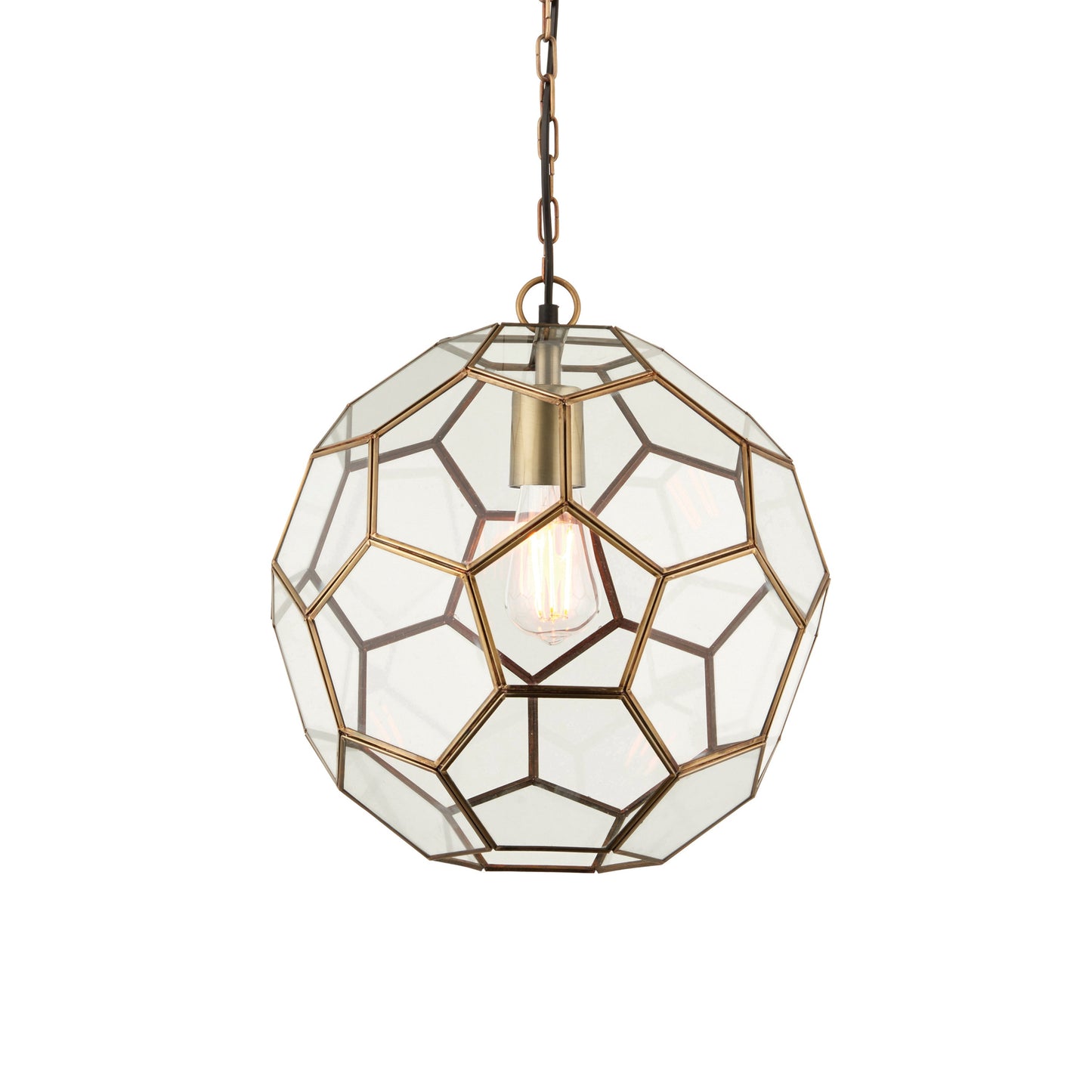 Ferriday 1 Pendant Light Antique Brass