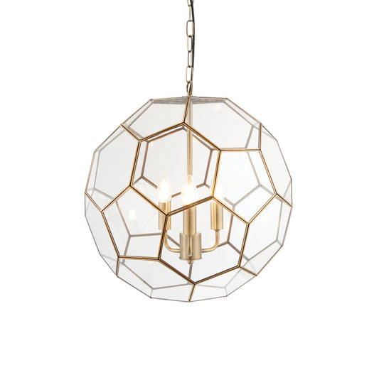 Ferriday 3 Pendant Light Antique Brass