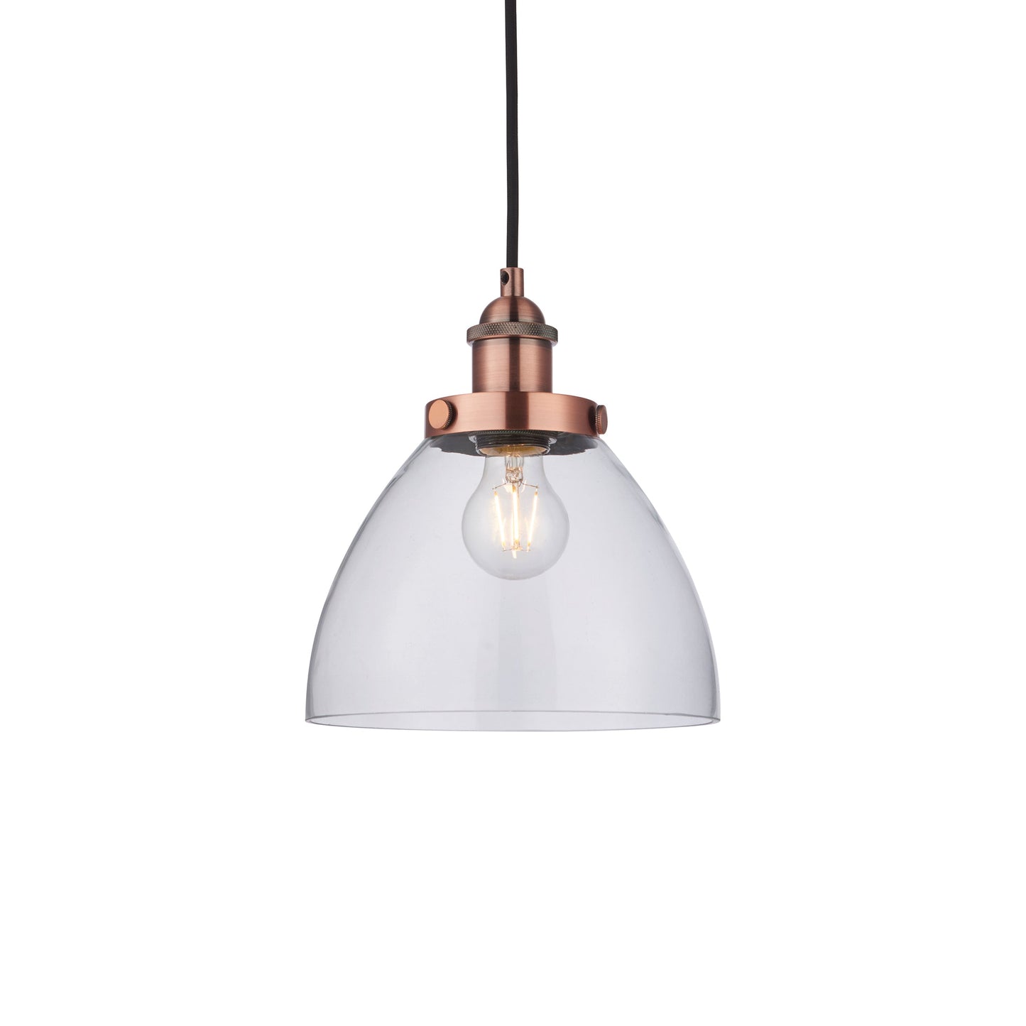 Carlton Pendant Light Aged Copper