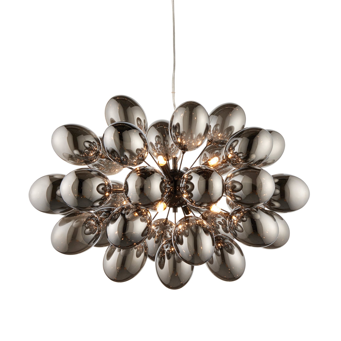 Colbert 8 Pendant Light Black Chrome