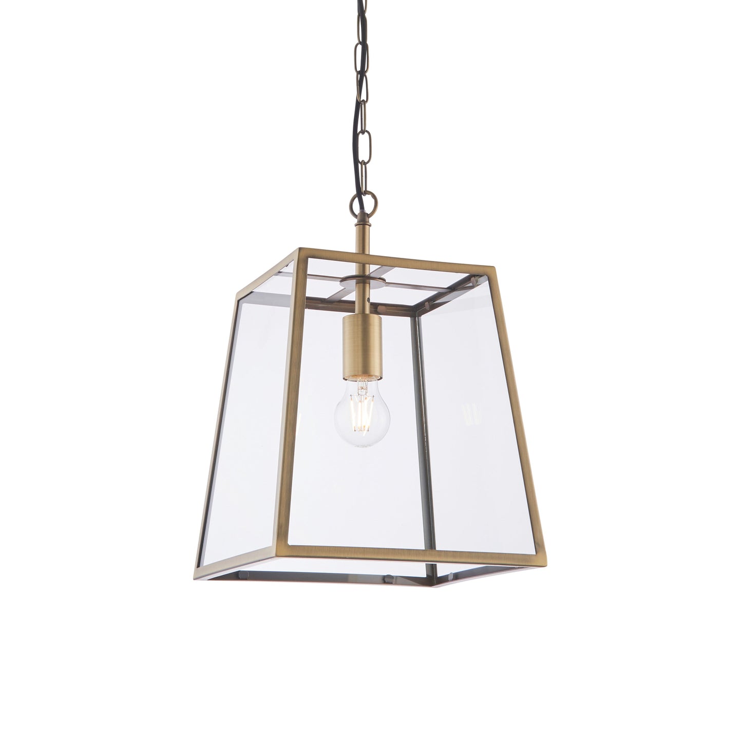 Clayton Pendant Light Antique Brass