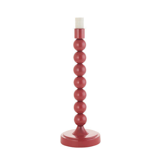 Charleston Table Lamp Base Gloss Pink Clay Paint