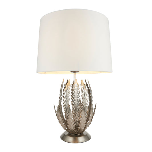 Boutte 1 Table Lamp Silver Leaf