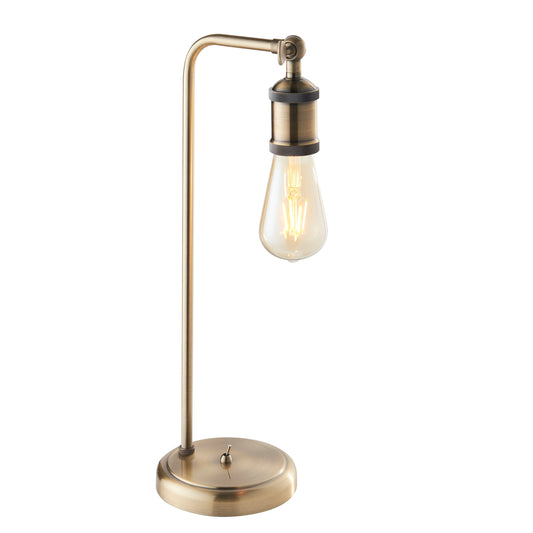 Candler Table Lamp Antique Brass