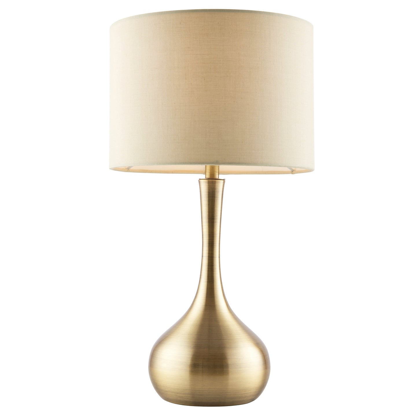 Grove Table Lamp Brass & Taupe