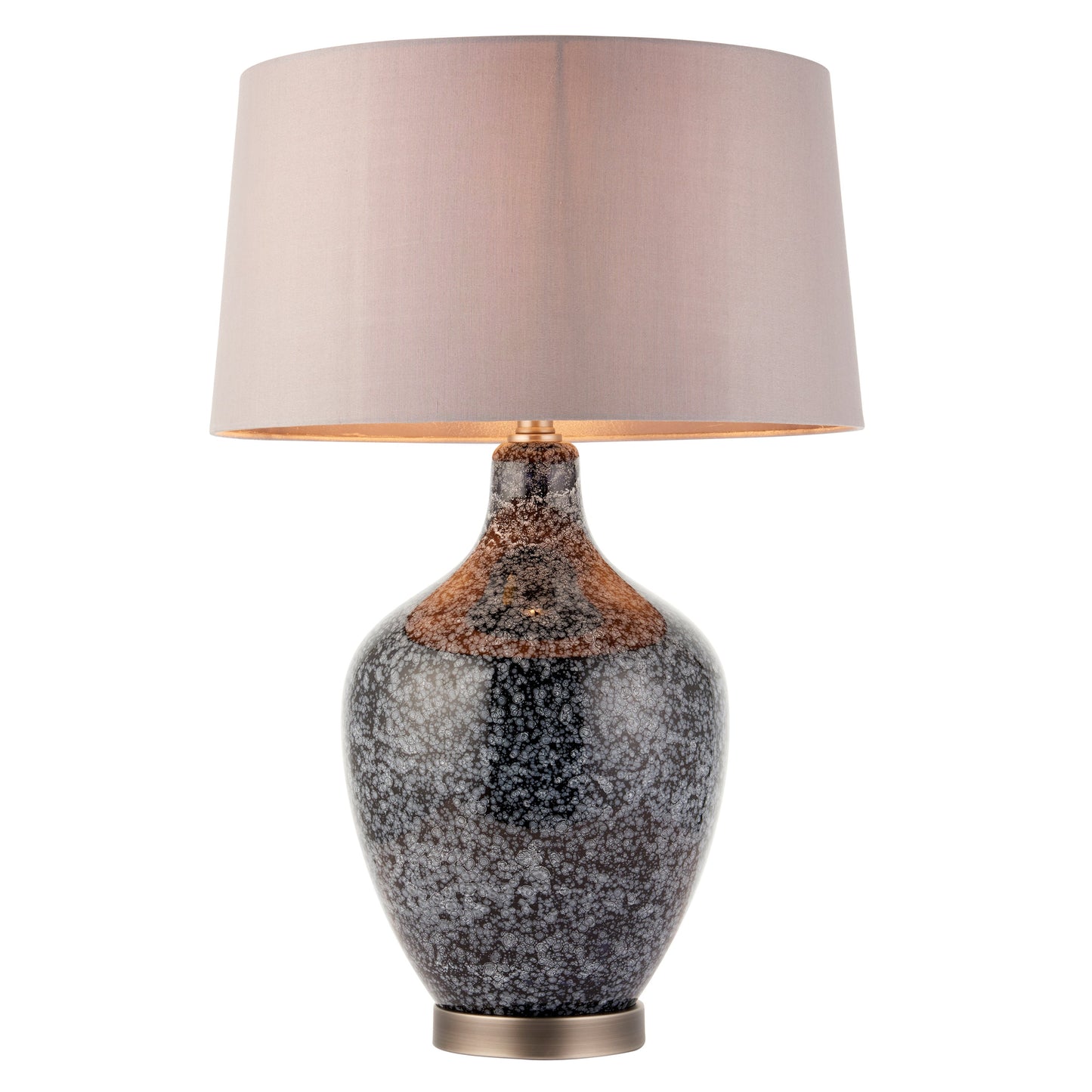 Cleveland Table Lamp Grey Black