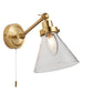 Brunswick Bathroom 1 Wall Light Satin Brass