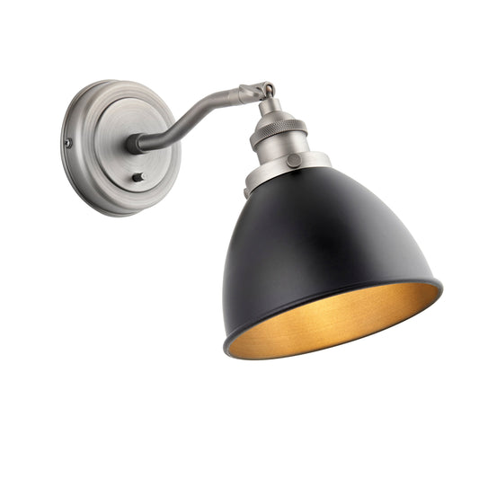 Cade 1 Wall Light Pewter