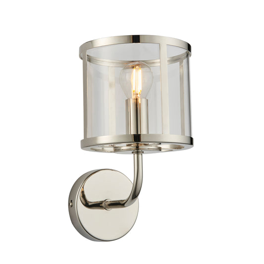 Chauvin 1 Wall Light Bright Nickel