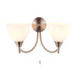 Aldora 2 Wall Light Antique Brass