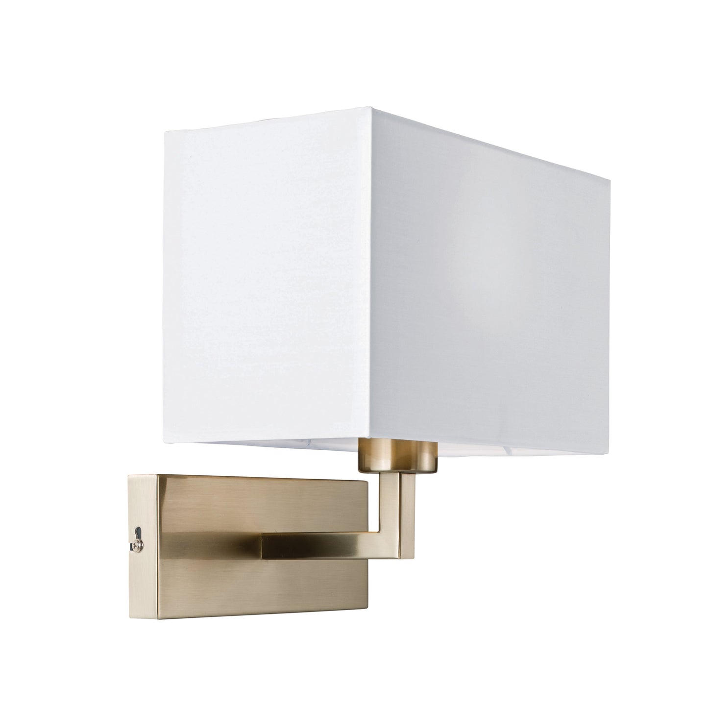 Hache Wall Light Satin Nickel