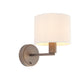 Bienville Wall Light Bronze & Marble Faux Silk