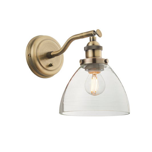 Carlton Wall Light Antique Brass