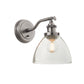 Carlton 1 Wall Light Brushed Silver