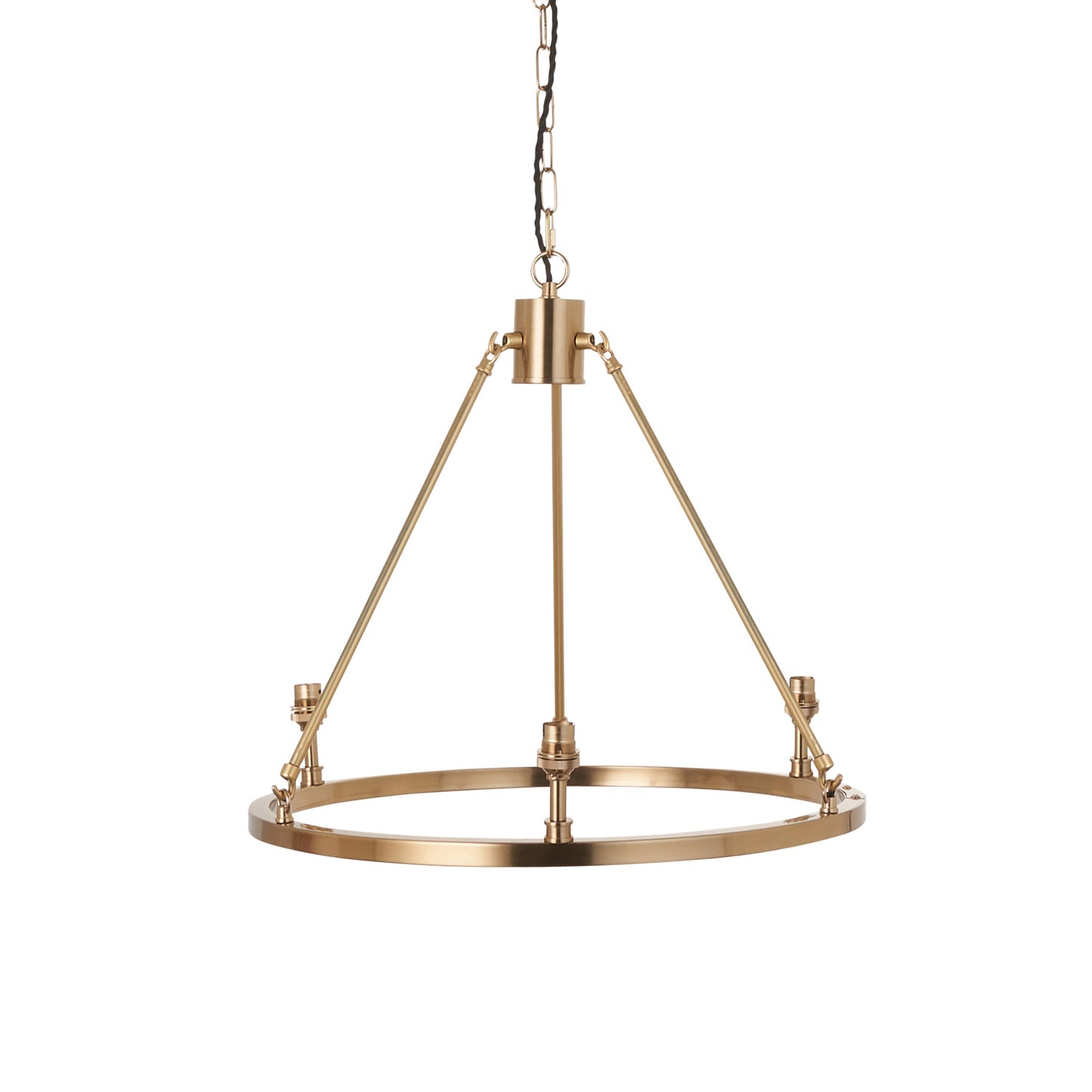 Basile 3 Pendant Light Fitting Aged Brass