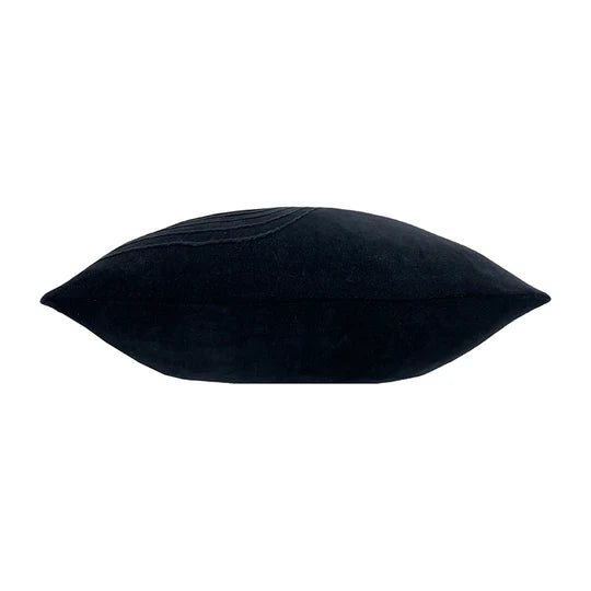 Furn Mangata Soft Velvet Cushion Black