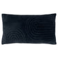 Furn Mangata Soft Velvet Cushion Black