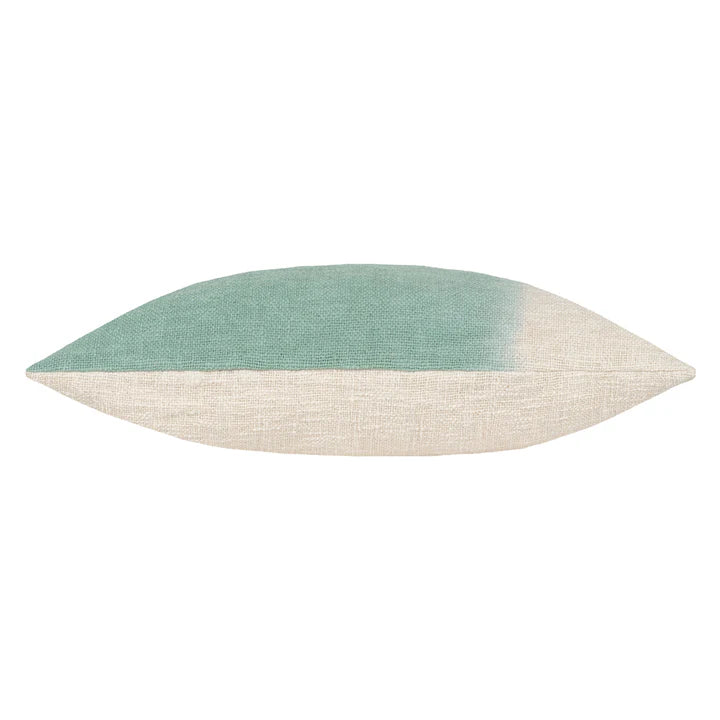 Furn Mizu Rectangular Dip Dye Cushion Eucalyptus