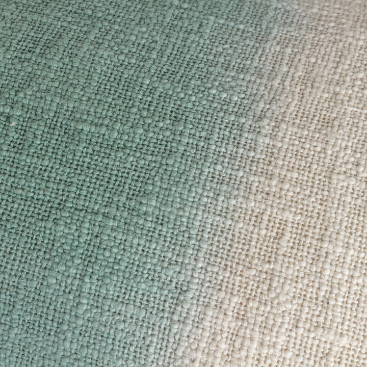 Furn Mizu Rectangular Dip Dye Cushion Eucalyptus