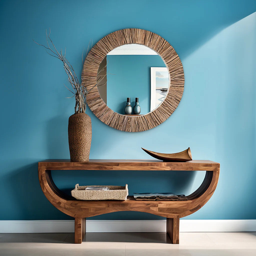 Teo Reclaimed Wood Mirror