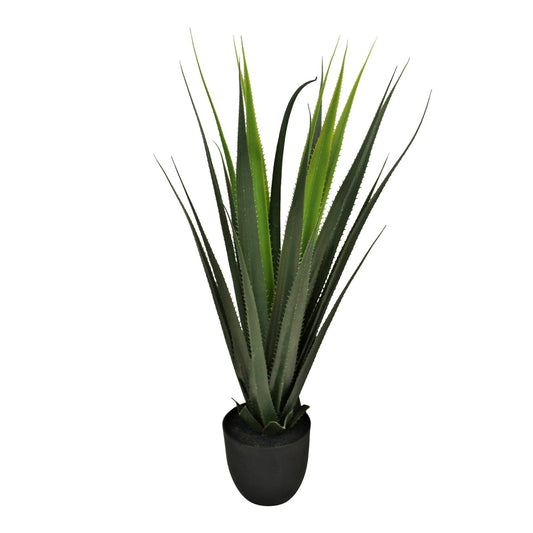 Artificial Aloe Vera Plant, 80cm - Green